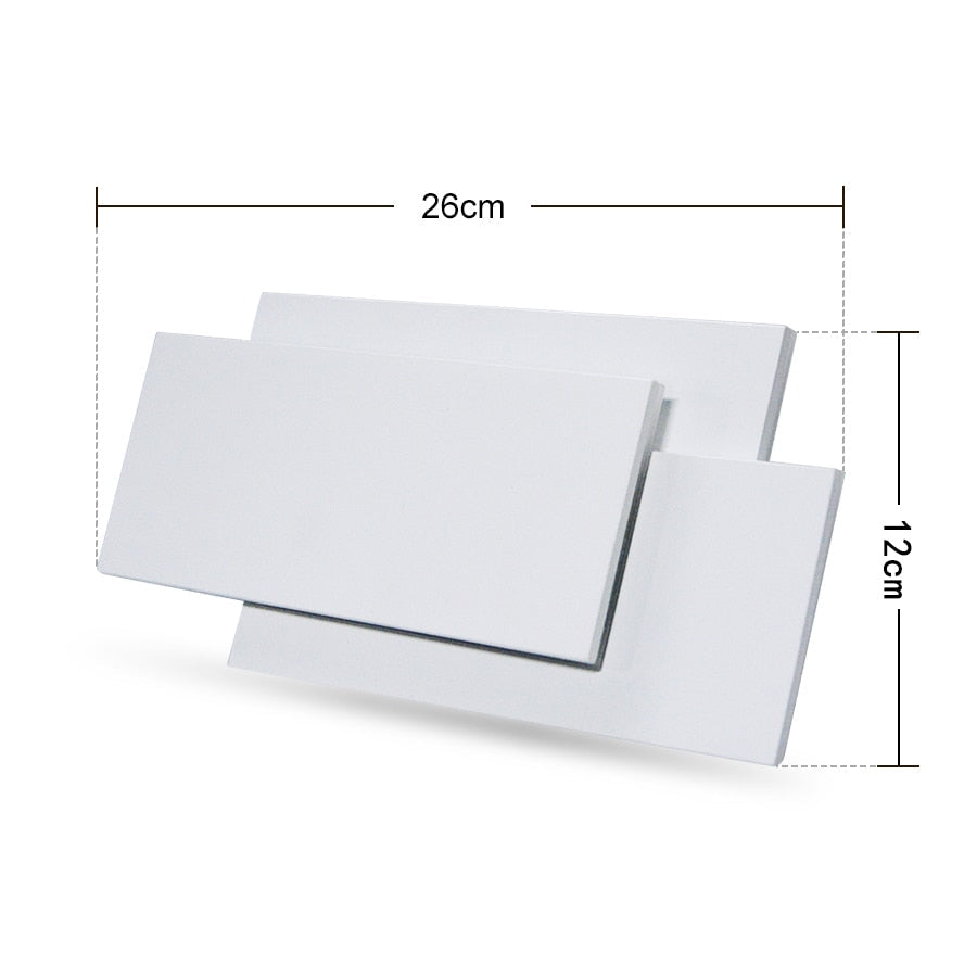 NS Modern Aluminum Square Lamps Bedroom Wall Light