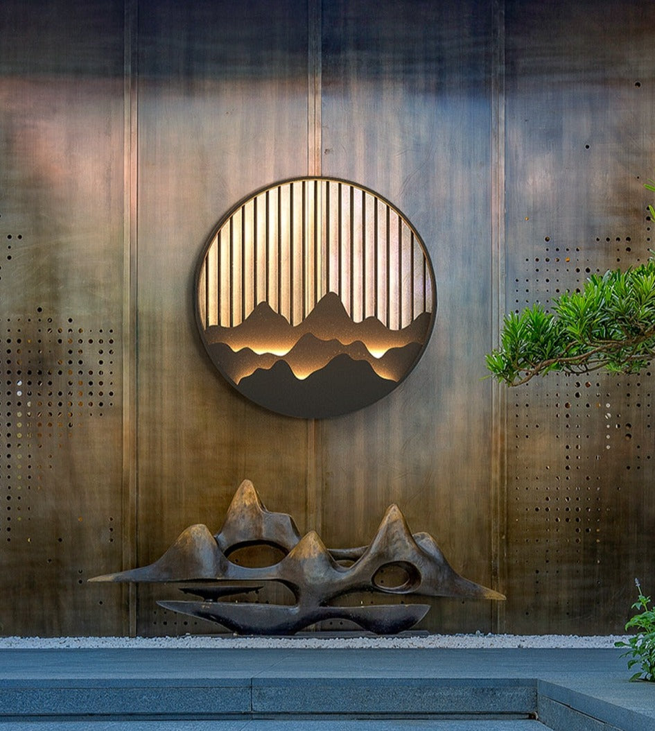 Vz Mountain Rounded Waterproof Wall Lamp
