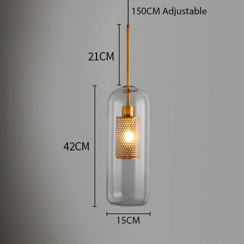 Henn - Loft lass Ball Kitchen Hanging Lamps