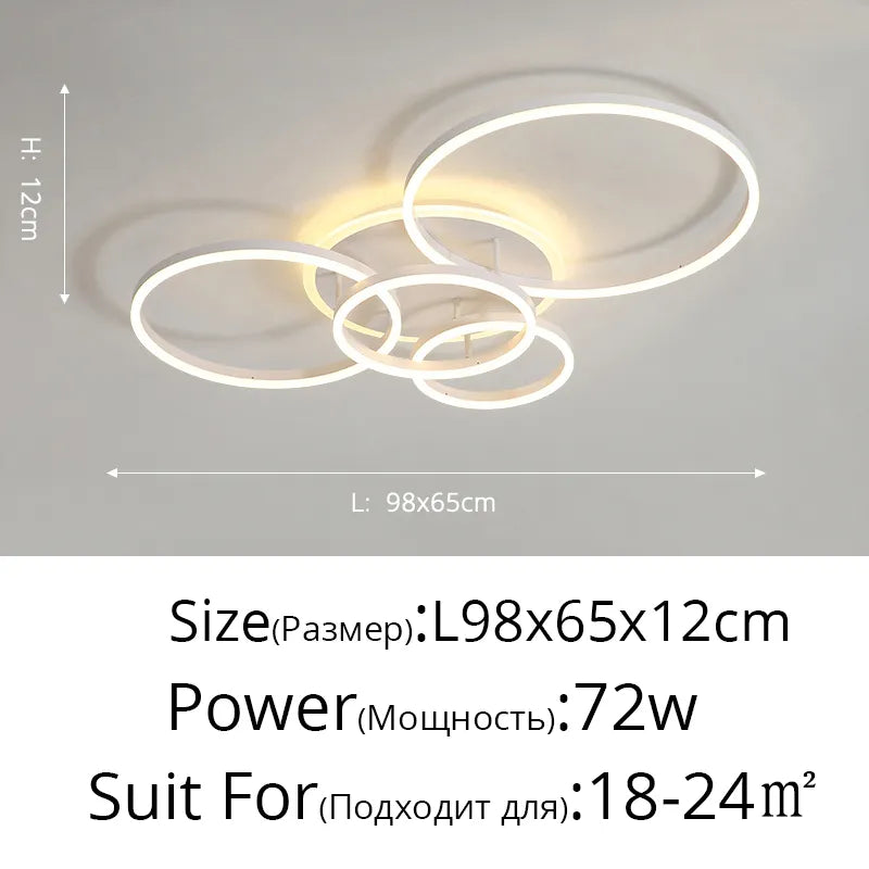 Qiyi Round Design LED Chandelier