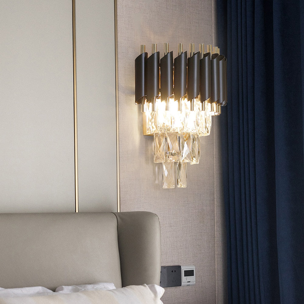 Ylk The Black Lunna Sconce Elegance