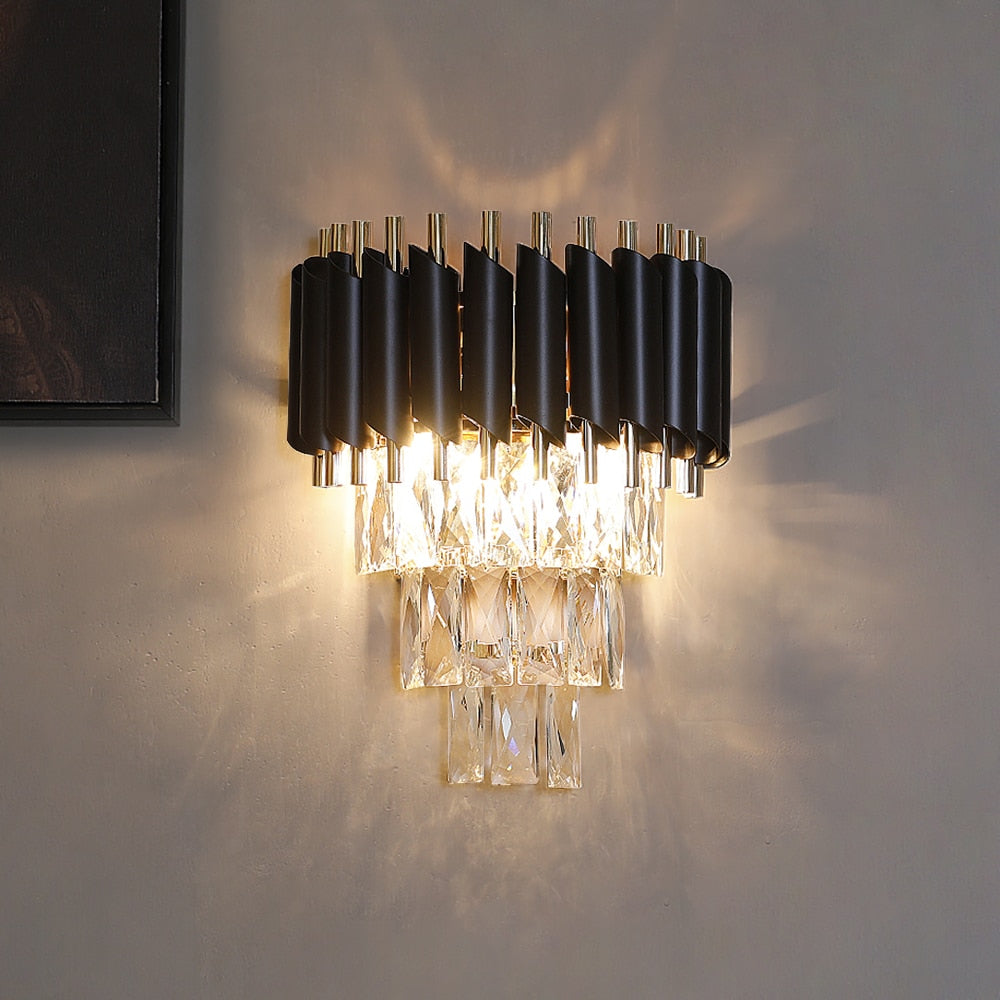 Ylk The Black Lunna Sconce Elegance