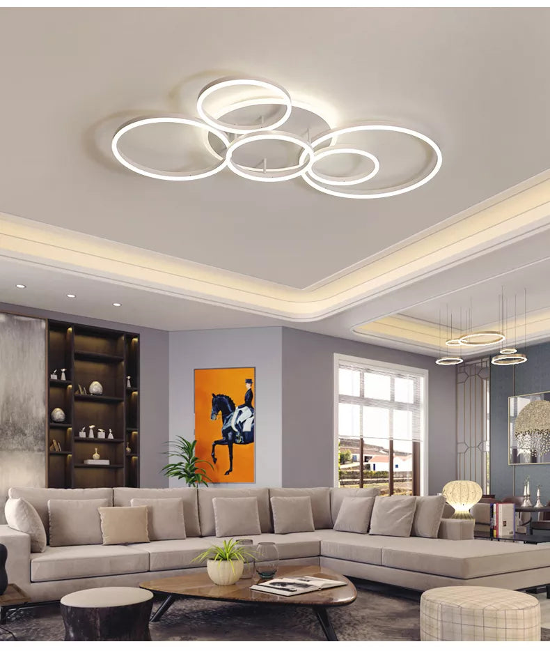 Qiyi Round Design LED Chandelier