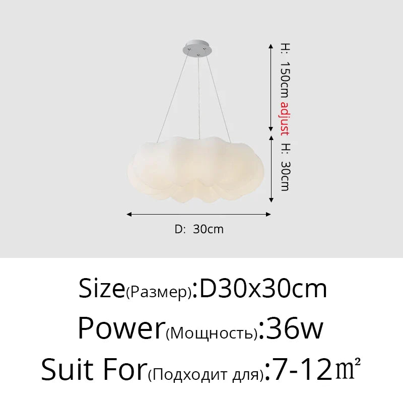 Qiyi Modern Cloud Ceiling Lamp