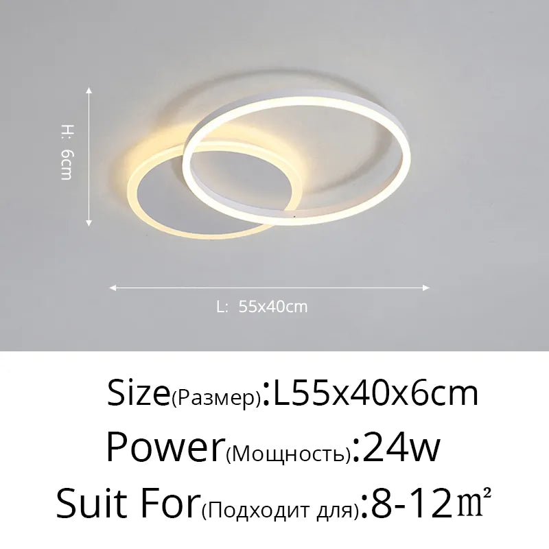 Qiyi Round Design LED Chandelier