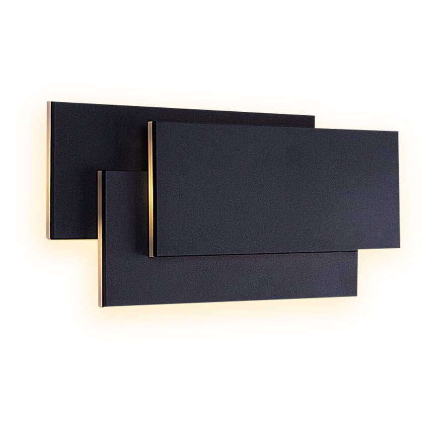 NS Modern Aluminum Square Lamps Bedroom Wall Light