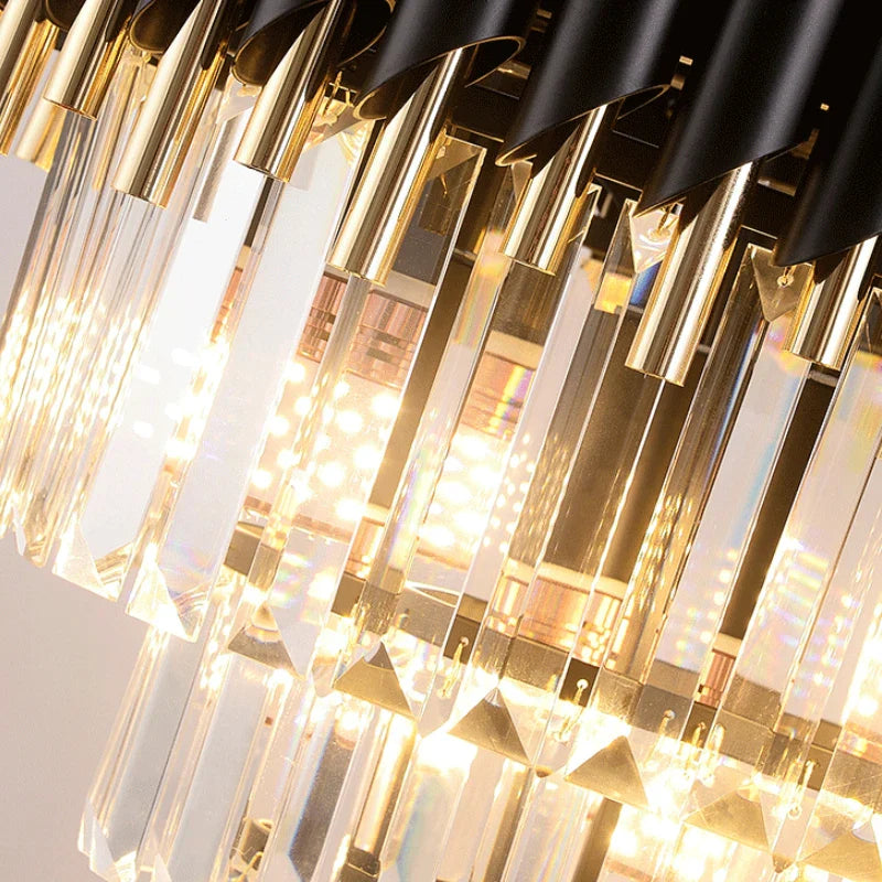 YLK Oval luxury modern crystal chandelier
