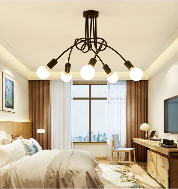 Xc Anon Retro Wrought Iron Chandelier