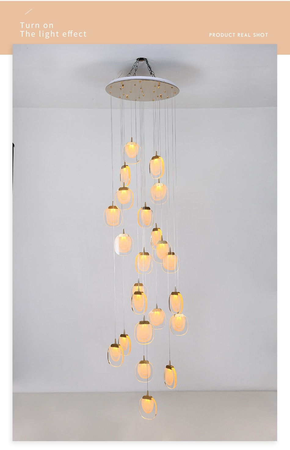 Ylk Keo Modern Crystal Chandelier