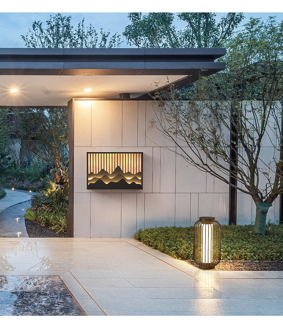 Vz Mountain Rounded Waterproof Wall Lamp