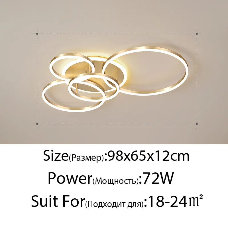 Qiyi Round Design LED Chandelier