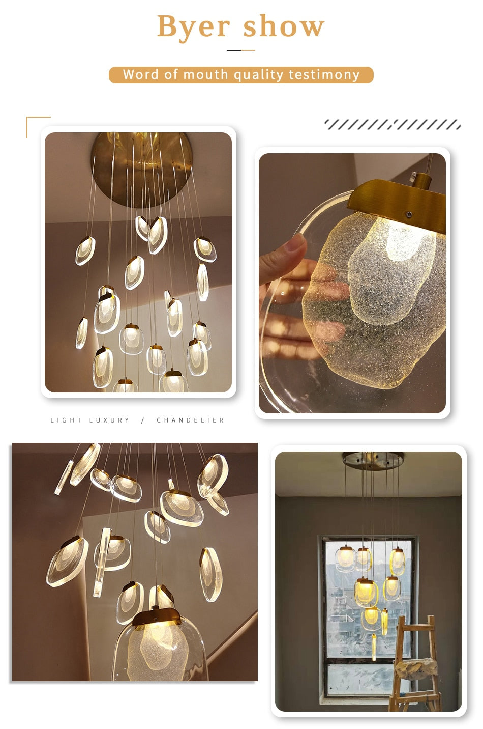 Ylk Keo Modern Crystal Chandelier