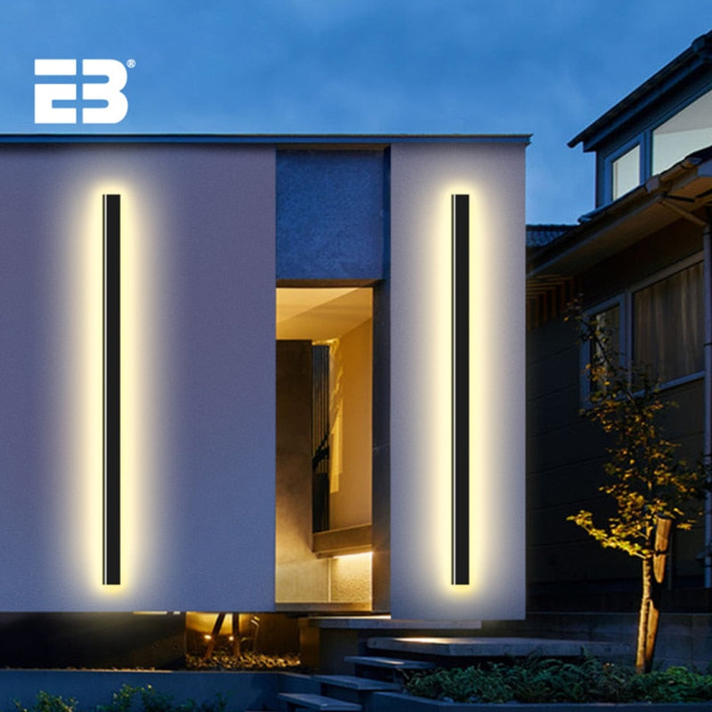 EB Proven - Outdoor Waterproof IP65 Long Wall Lamp For Garden Porch Light