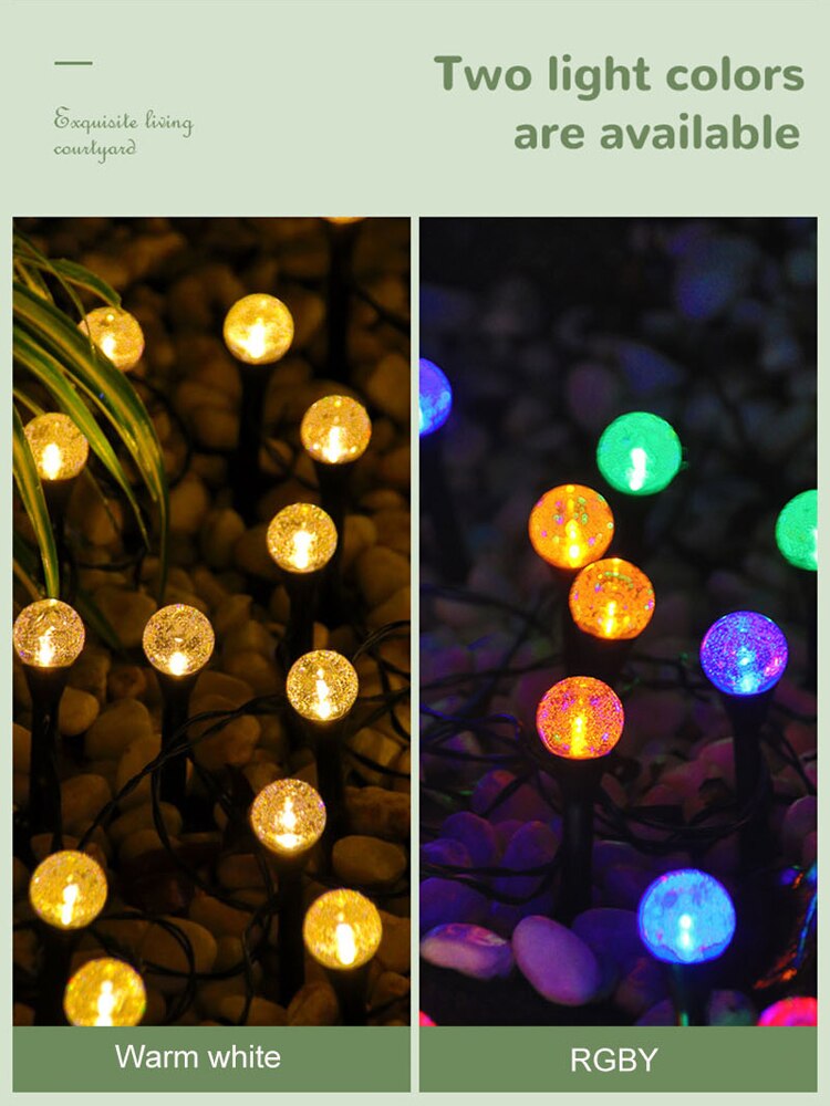 Ym Young LED Solar Bubble Light