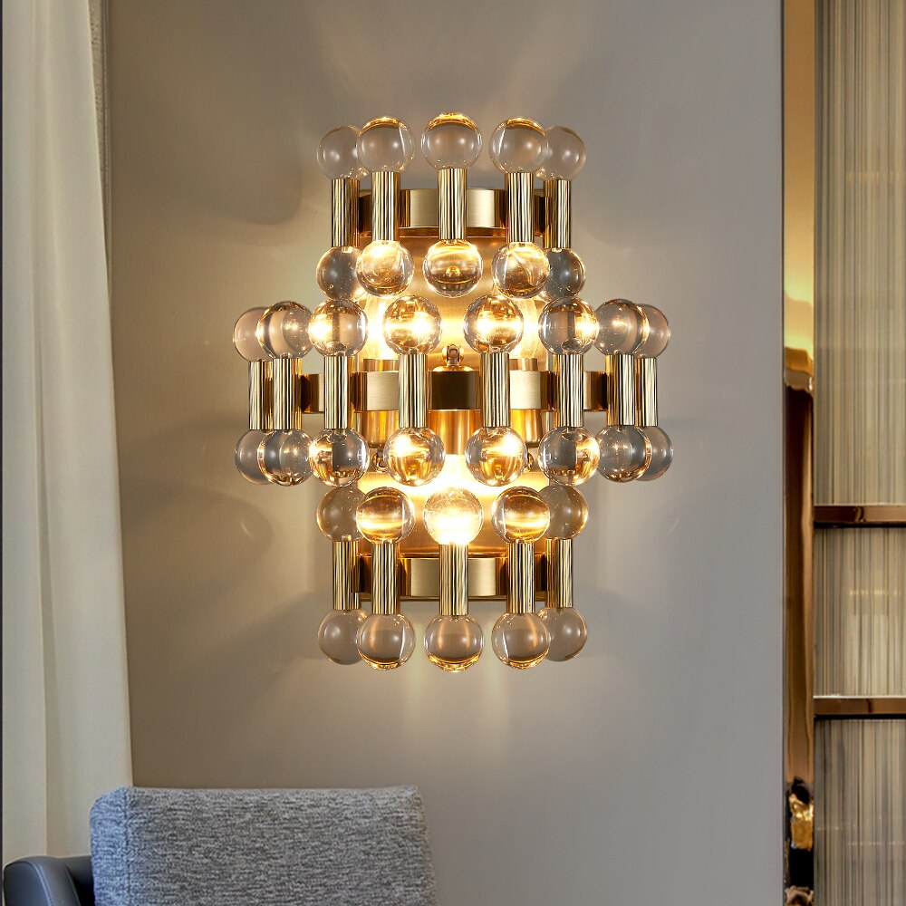 Ylk Rarmaden Colorful Crystal Sconce