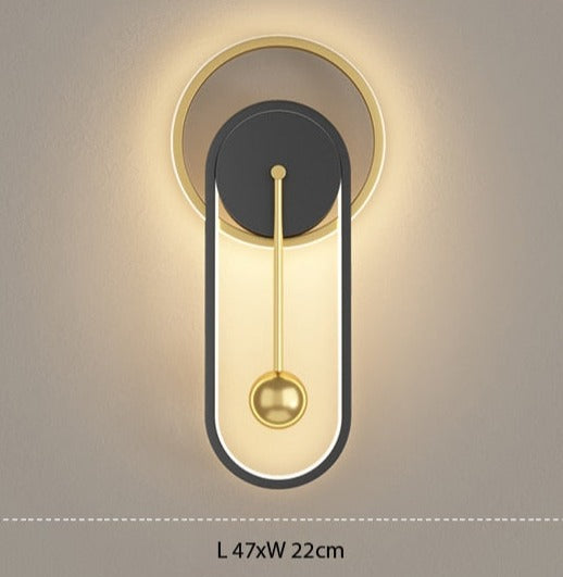 Wall Lamp Clock Accent Light