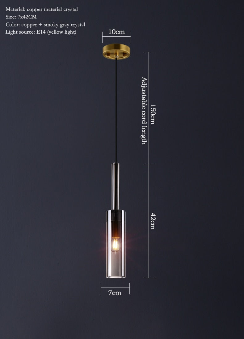 Navi Eneme Nordic Copper Pendant Lights