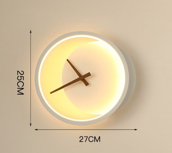 Wall Lamp Clock Accent Light