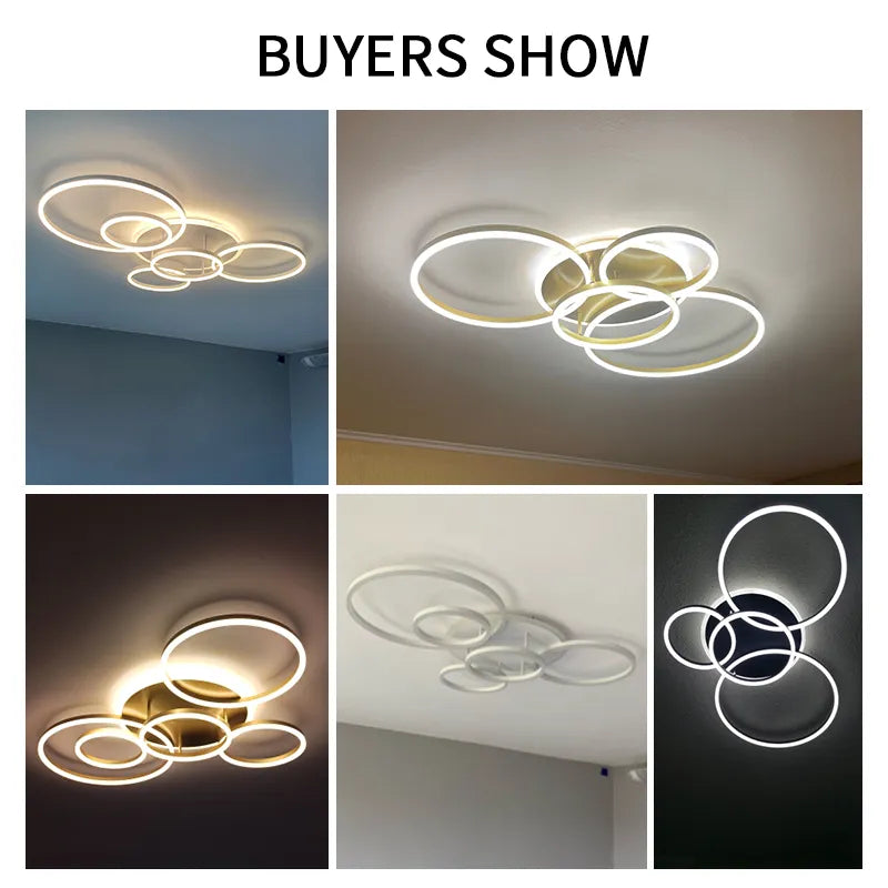 Qiyi Round Design LED Chandelier