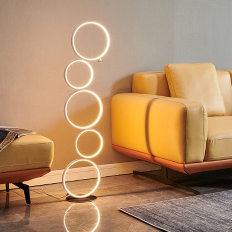 Nordic Ring Design Floor Lamp