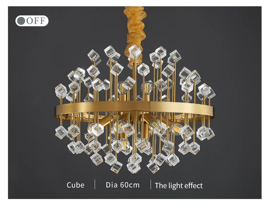 Ylk Vireak Luxury Colorful Chandelier