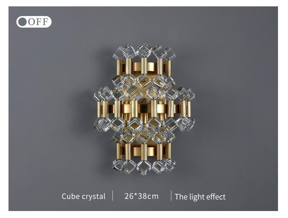 Ylk Rarmaden Colorful Crystal Sconce