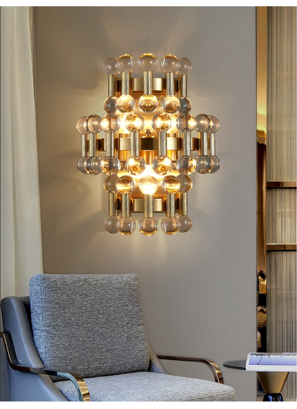 Ylk Rarmaden Colorful Crystal Sconce