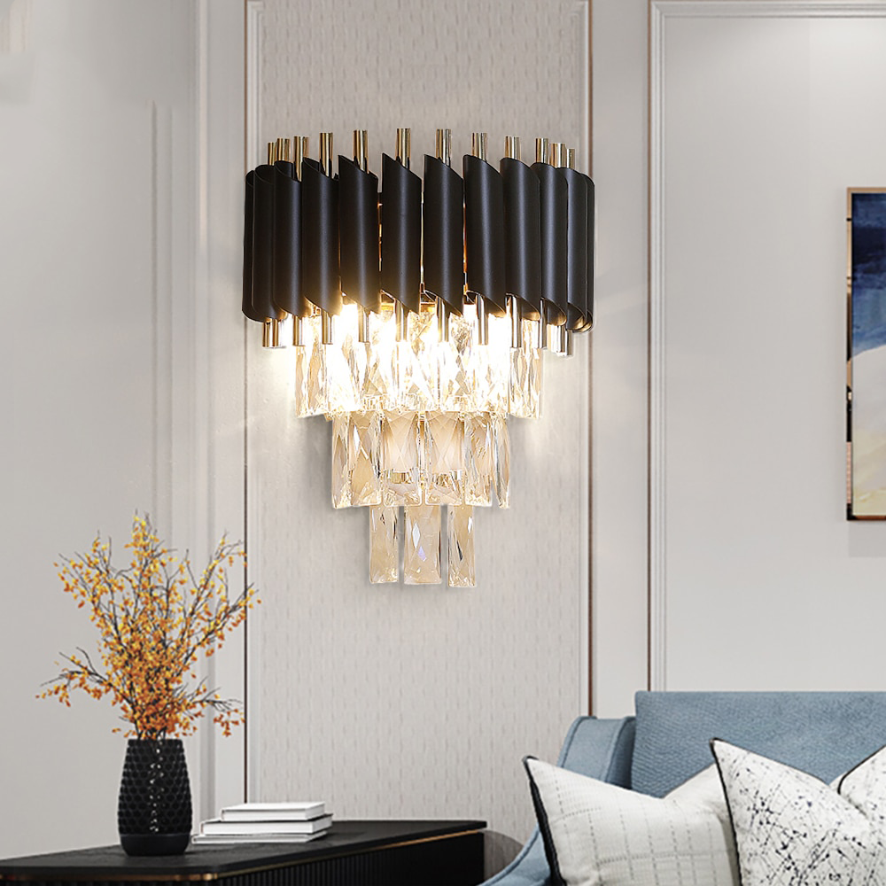 Ylk The Black Lunna Sconce Elegance