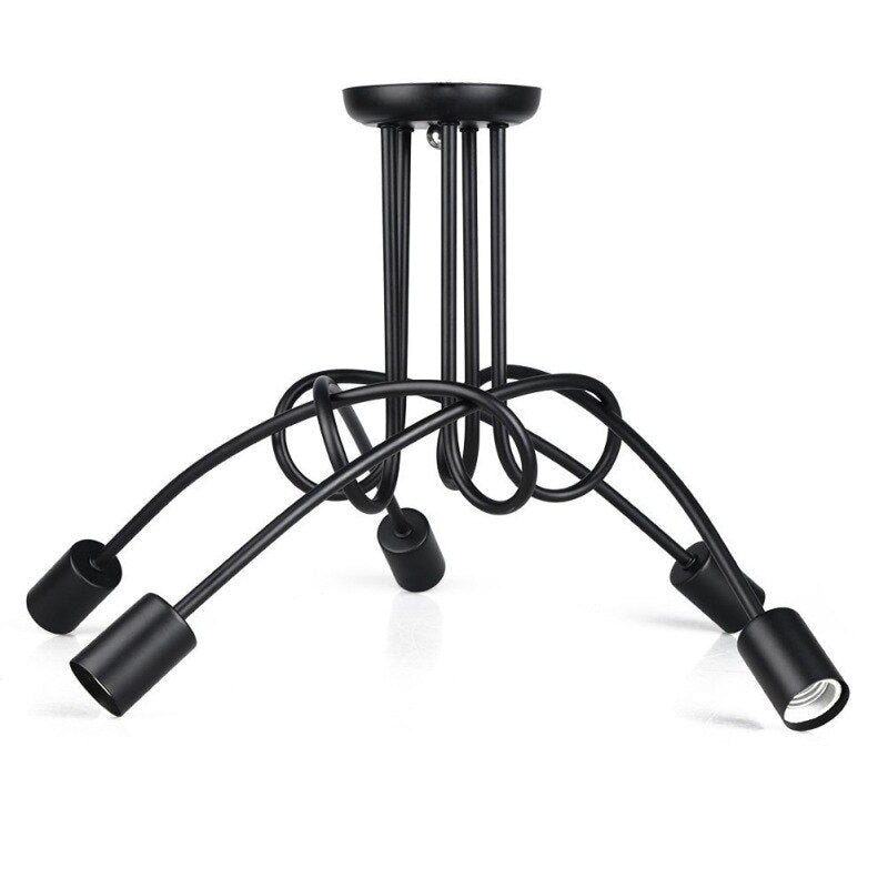Xc Anon Retro Wrought Iron Chandelier