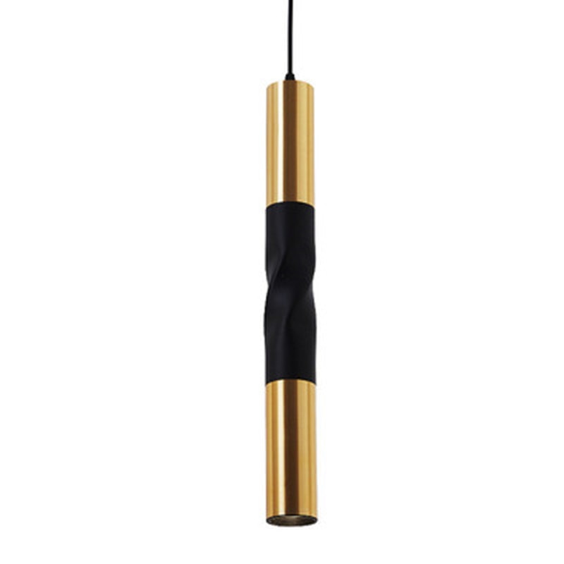 Surface Mounted Spotlights Black Gold Lamps Long Tube