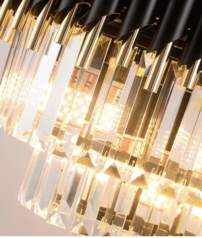 YLK Oval luxury modern crystal chandelier
