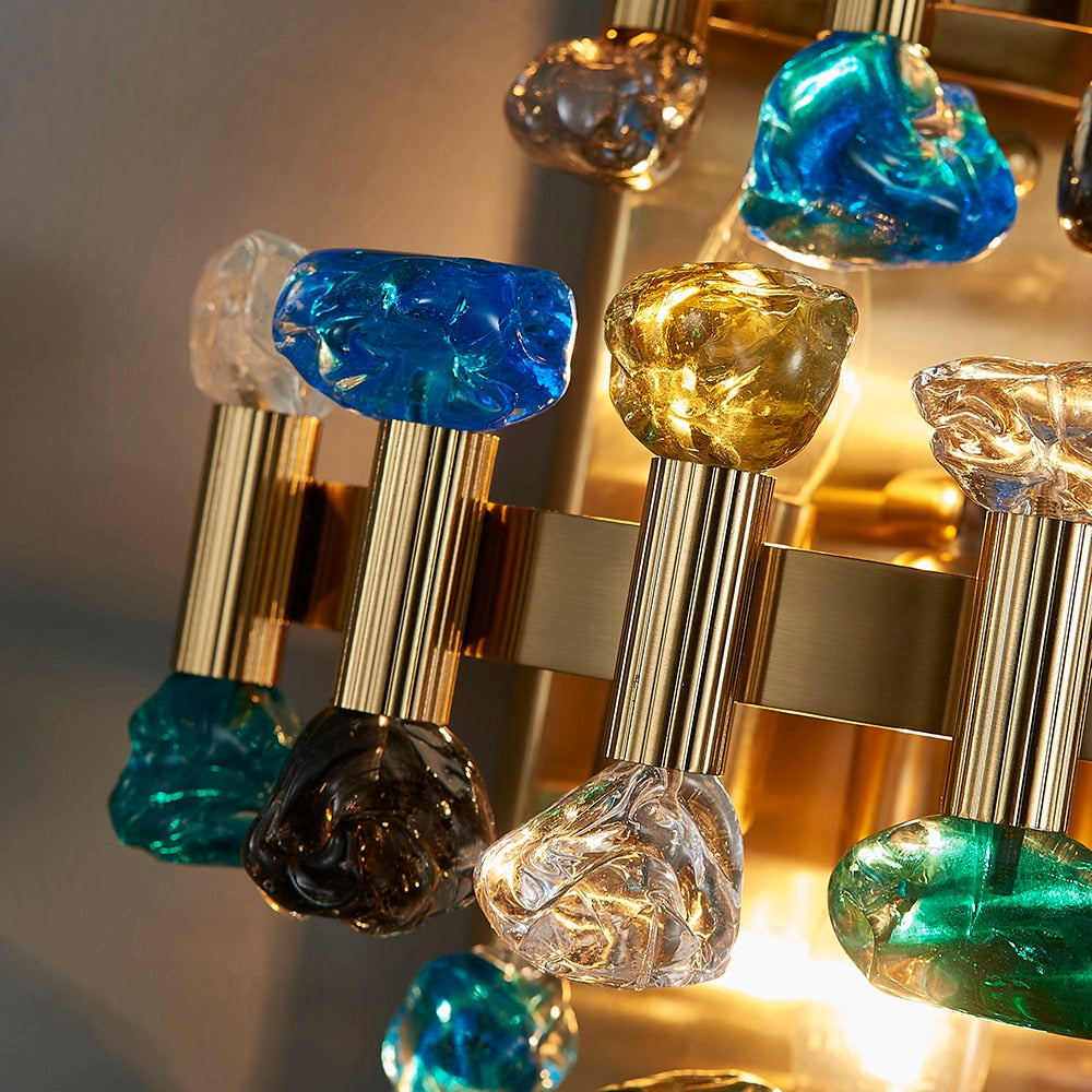 Ylk Rarmaden Colorful Crystal Sconce