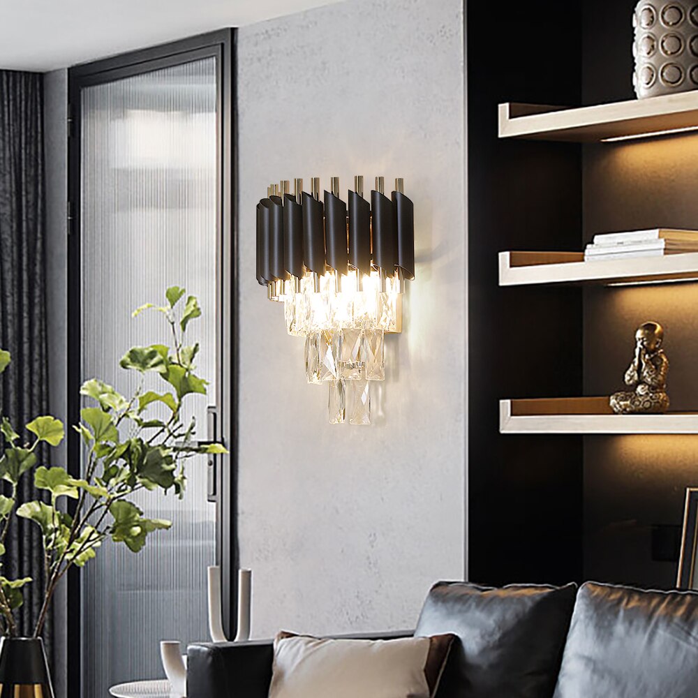 Ylk The Black Lunna Sconce Elegance