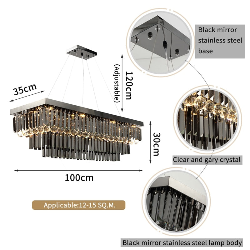 Ylk Baramei Luxury Crystal Chandelier