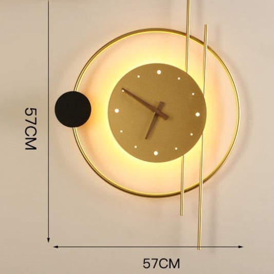 Wall Lamp Clock Accent Light