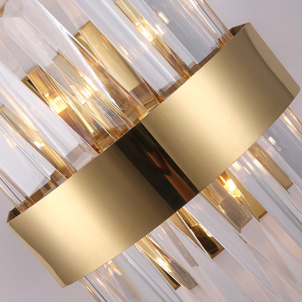 Ylk Valee - Contemporary Crystal Wall Sconce