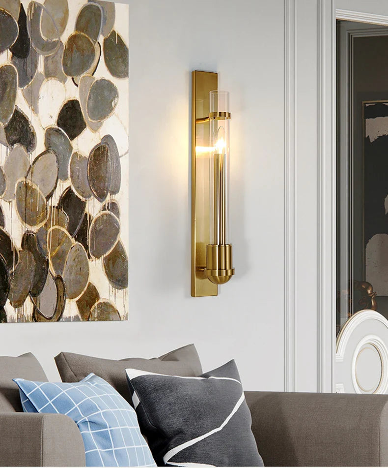 Modern American Style Golden Wall Lamp