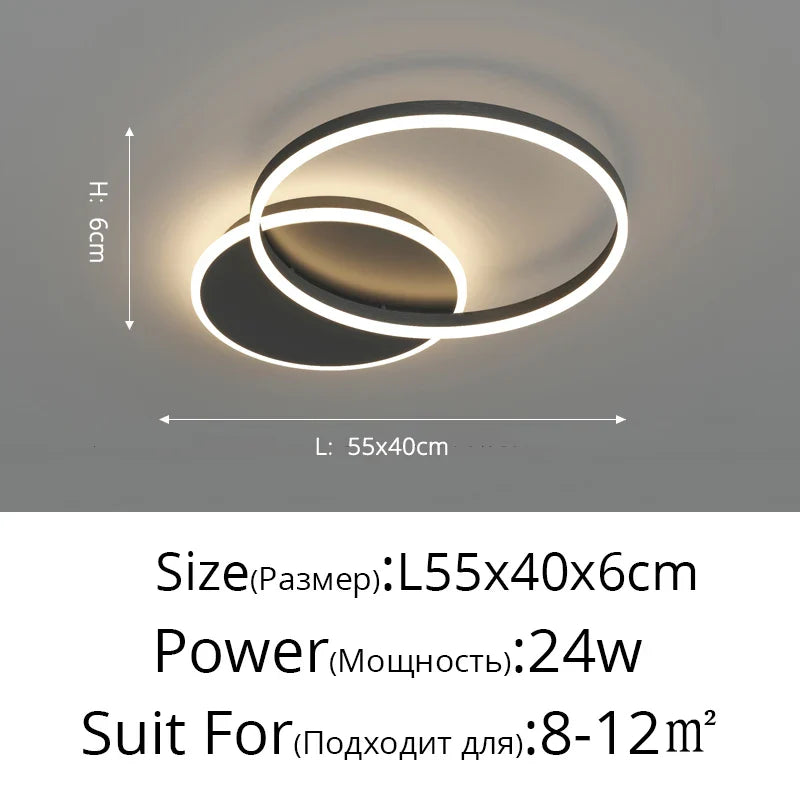 Qiyi Round Design LED Chandelier