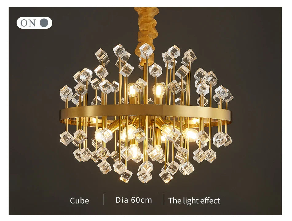 Ylk Vireak Luxury Colorful Chandelier