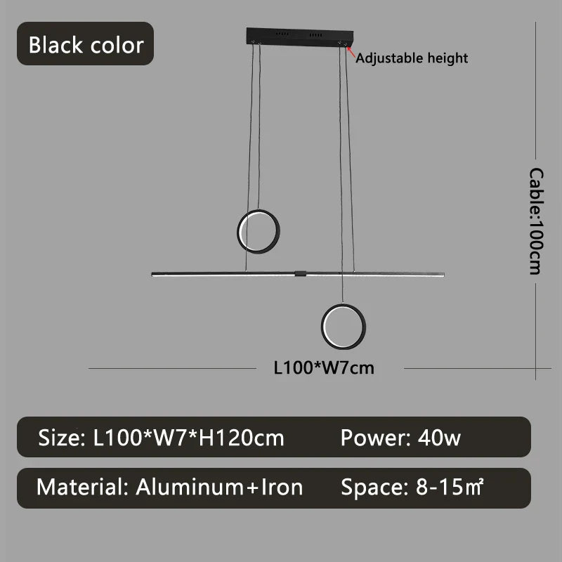 Neo Baabbonaa Modern LED Chandelier