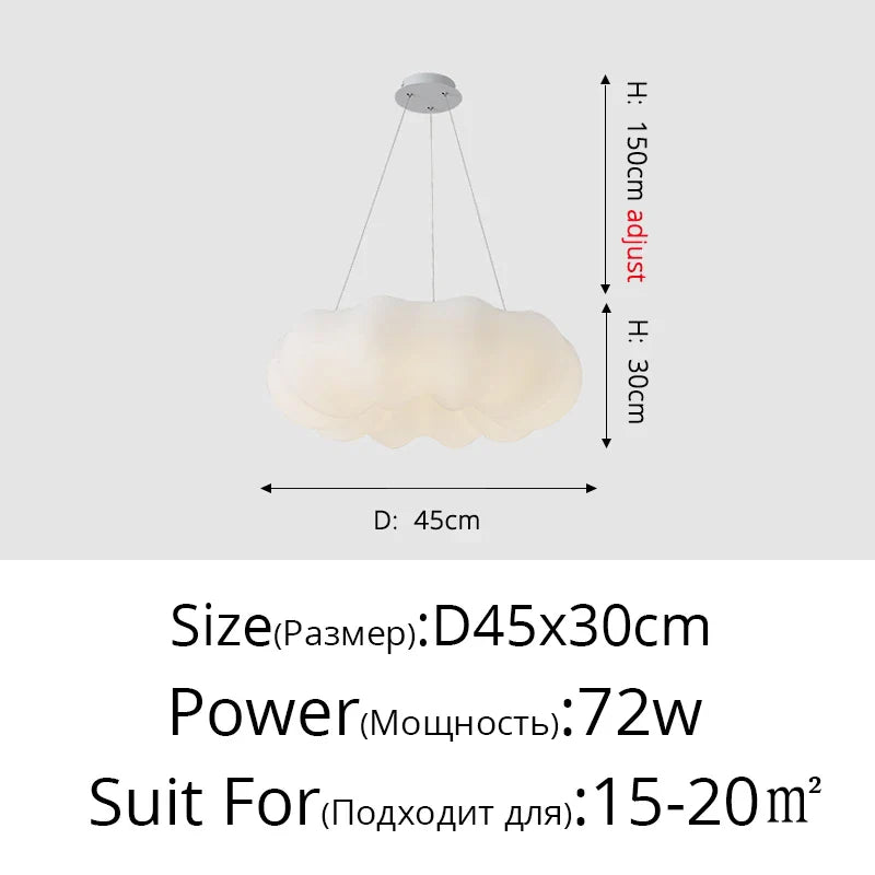 Qiyi Modern Cloud Ceiling Lamp