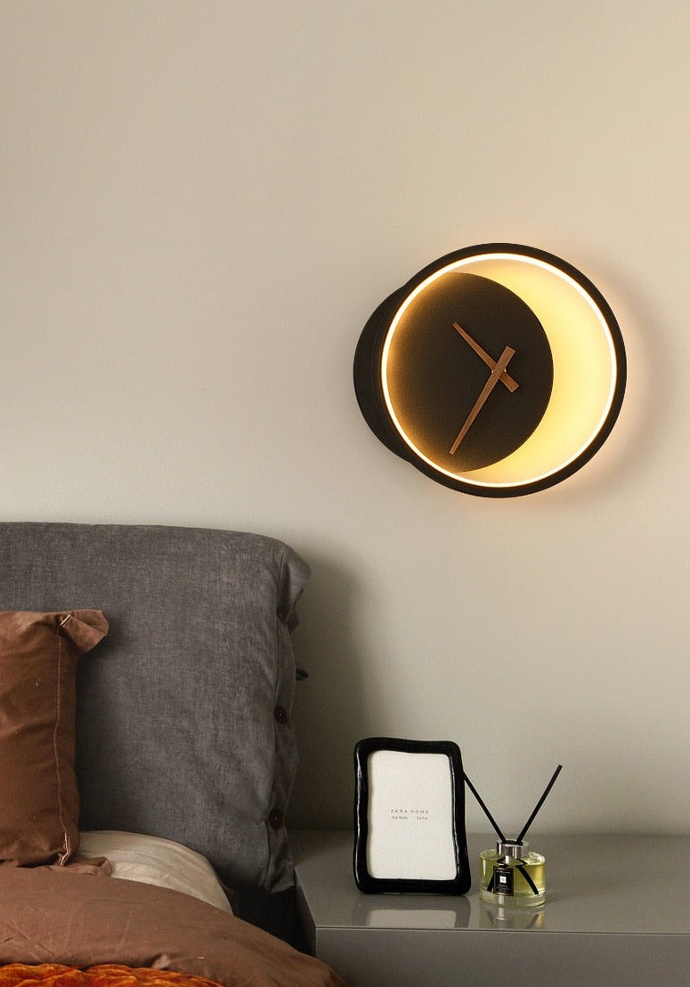 Wall Lamp Clock Accent Light