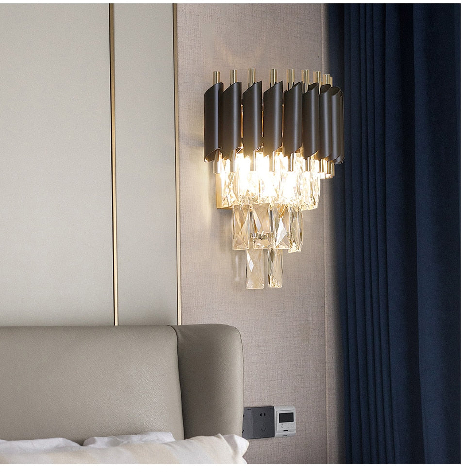 Ylk The Black Lunna Sconce Elegance