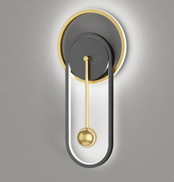 Wall Lamp Clock Accent Light