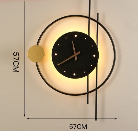 Wall Lamp Clock Accent Light