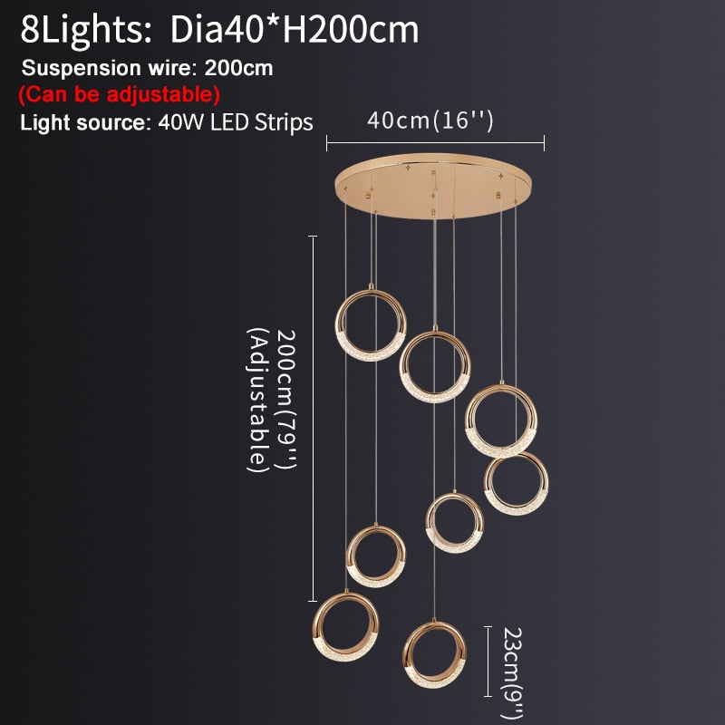 Ylk The Ring Modern Pendant Lamp
