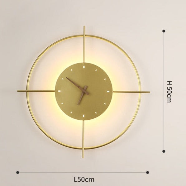 Wall Lamp Clock Accent Light