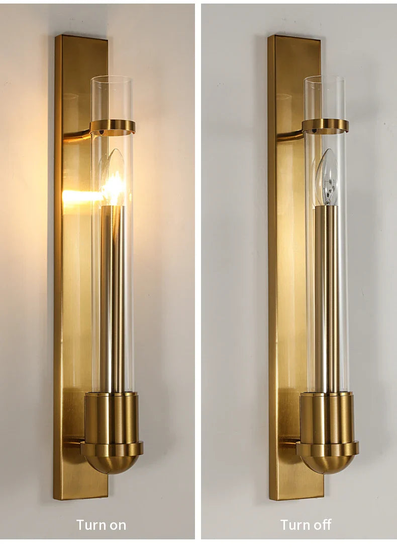 Modern American Style Golden Wall Lamp