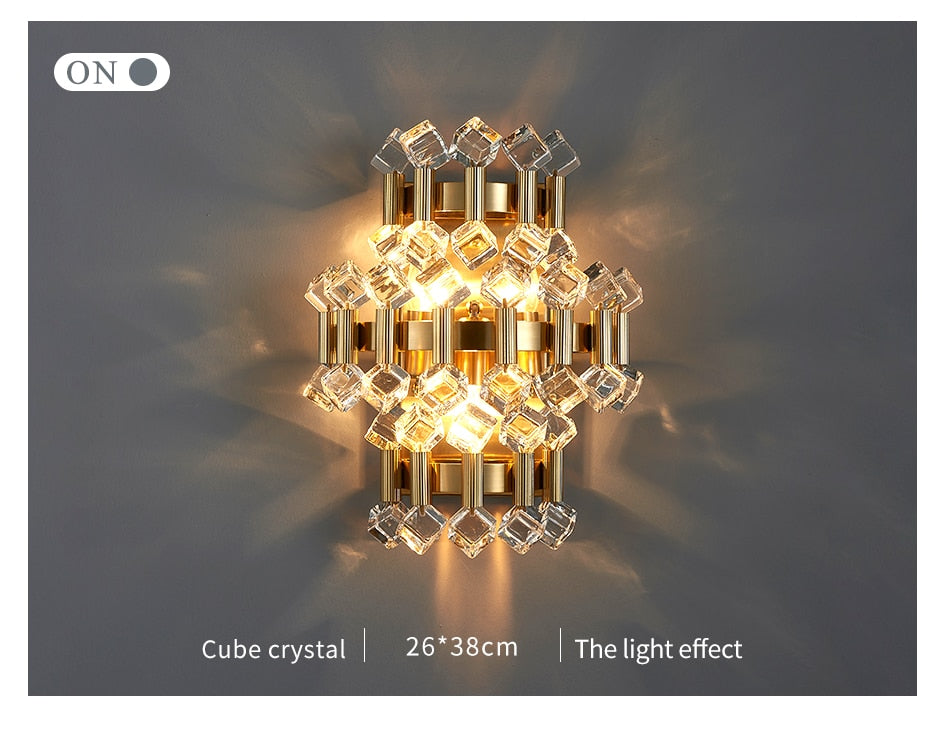 Ylk Rarmaden Colorful Crystal Sconce