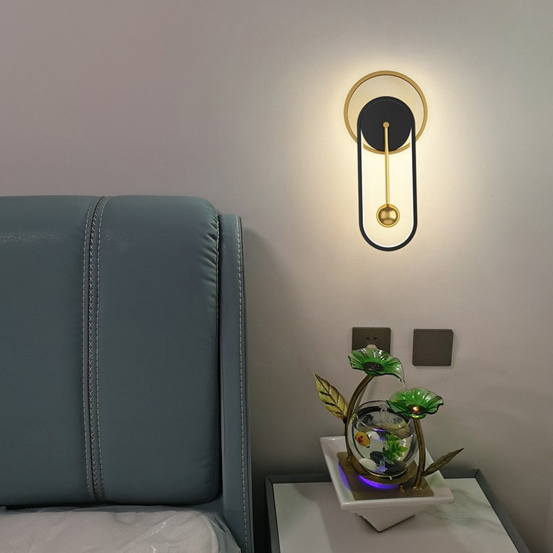 Wall Lamp Clock Accent Light